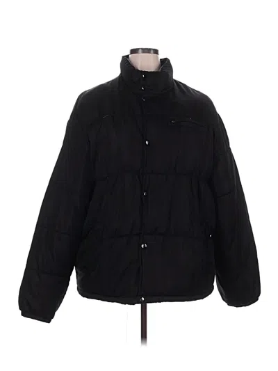 Pre-owned Old Navy Snow Jacket In Black