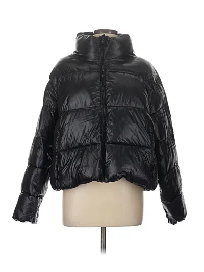 Pre-owned Old Navy Snow Jacket In Black