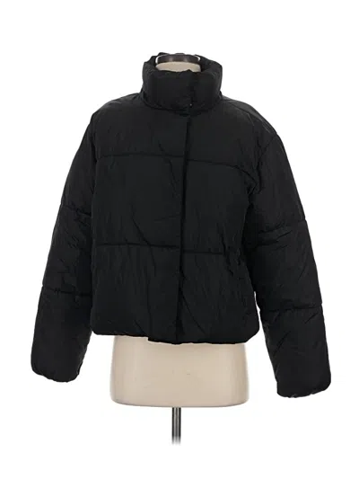 Pre-owned Old Navy Snow Jacket In Black