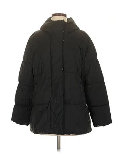 Pre-owned Old Navy Snow Jacket In Black