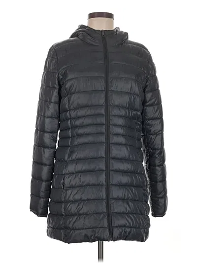 Pre-owned Old Navy Snow Jacket In Black