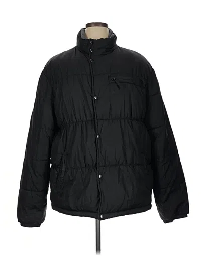 Pre-owned Old Navy Snow Jacket In Black