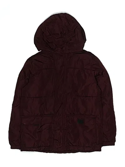 Pre-owned Old Navy Kids' Snow Jacket In Burgundy