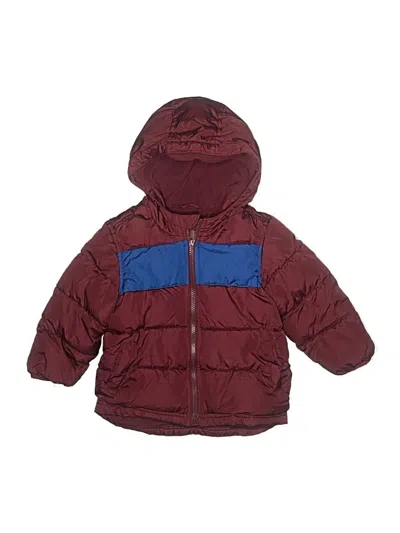 Pre-owned Old Navy Kids' Snow Jacket In Burgundy