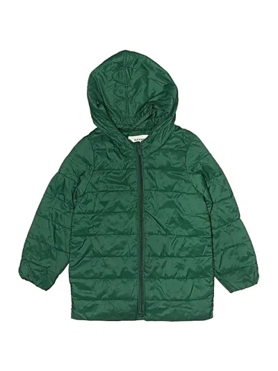 Pre-owned Old Navy Kids' Snow Jacket In Green