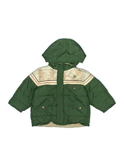 Pre-owned Old Navy Babies' Snow Jacket In Green
