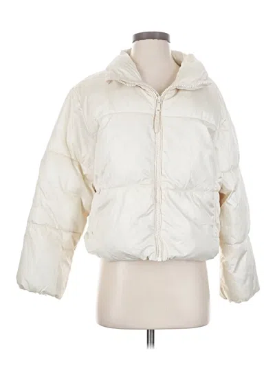 Pre-owned Old Navy Snow Jacket In Ivory