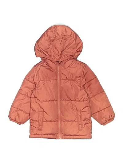 Pre-owned Old Navy Kids' Snow Jacket In Orange