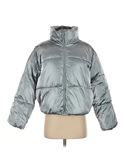Pre-owned Old Navy Snow Jacket In Silver