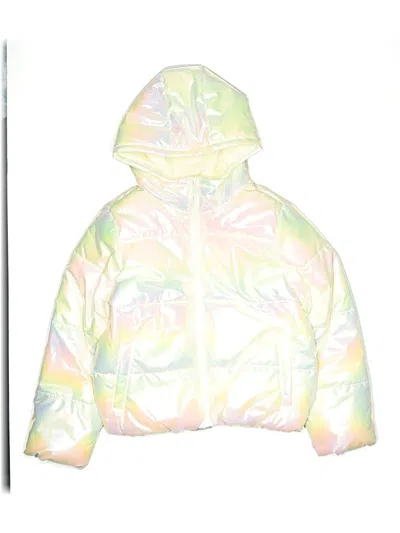 Pre-owned Old Navy Kids' Snow Jacket In White