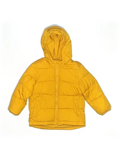 Pre-owned Old Navy Kids' Snow Jacket In Yellow