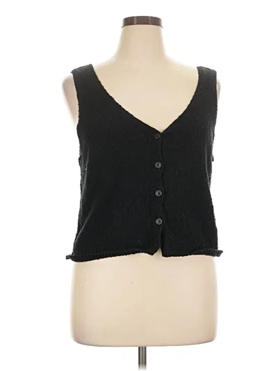 Pre-owned Old Navy Sweater Vest In Black