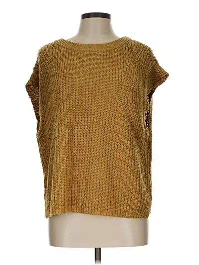 Pre-owned Old Navy Sweater Vest In Gold