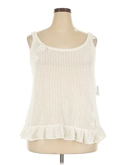 Old Navy Sweater Vest In Ivory
