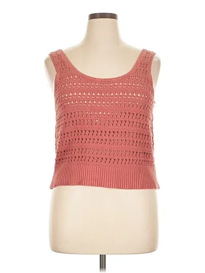 Pre-owned Old Navy Sweater Vest In Pink