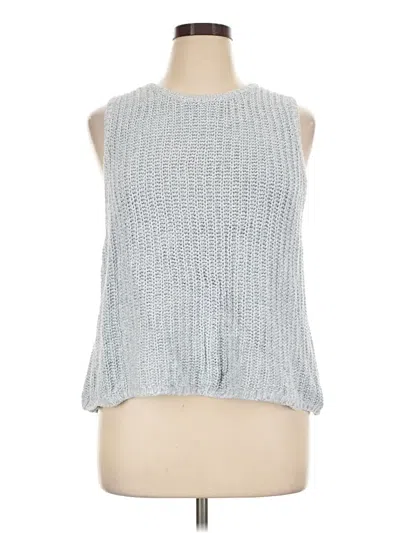 Pre-owned Old Navy Sweater Vest In Silver