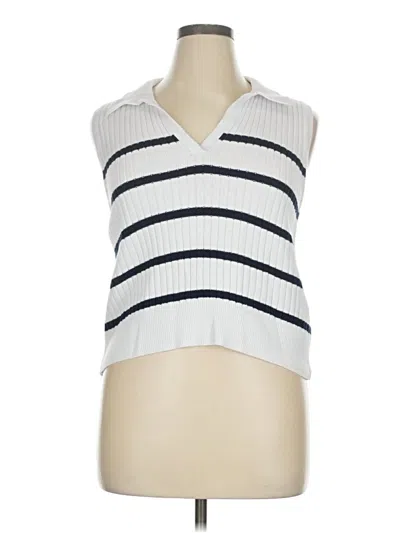 Pre-owned Old Navy Sweater Vest In White