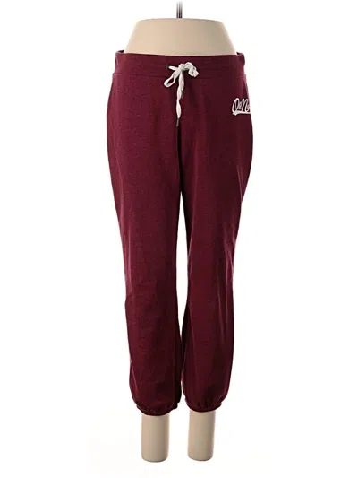 Pre-owned Old Navy Sweatpants In Burgundy