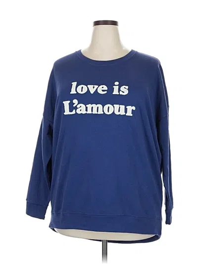 Pre-owned Old Navy Sweatshirt In Blue