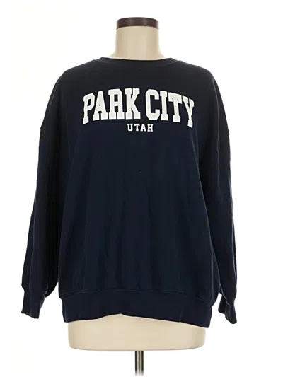 Pre-owned Old Navy Sweatshirt In Blue
