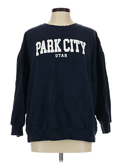 Pre-owned Old Navy Sweatshirt In Blue