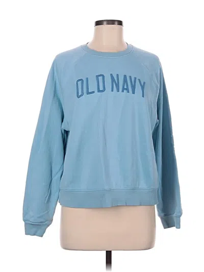 Pre-owned Old Navy Sweatshirt In Blue