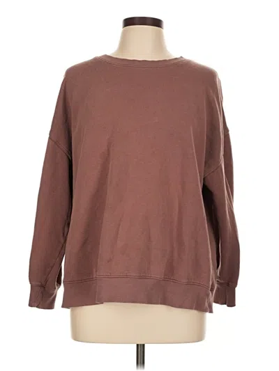 Pre-owned Old Navy Sweatshirt In Brown