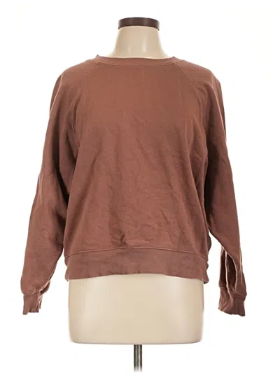 Pre-owned Old Navy Sweatshirt In Brown