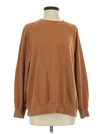 Pre-owned Old Navy Sweatshirt In Brown
