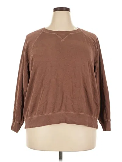 Pre-owned Old Navy Sweatshirt In Brown