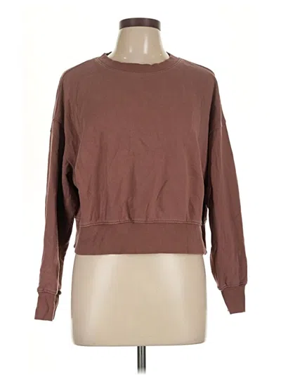 Pre-owned Old Navy Sweatshirt In Brown