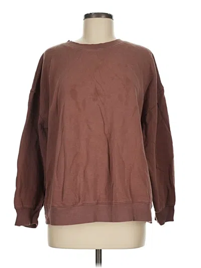 Pre-owned Old Navy Sweatshirt In Brown