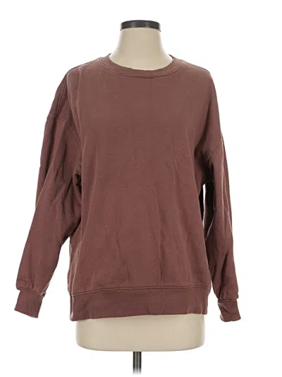 Pre-owned Old Navy Sweatshirt In Brown