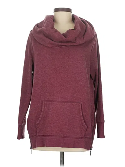 Pre-owned Old Navy Sweatshirt In Burgundy