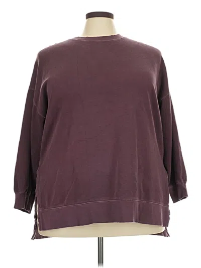 Pre-owned Old Navy Sweatshirt In Burgundy