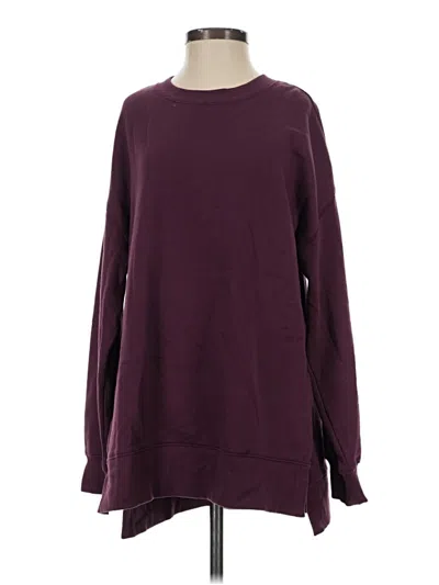 Pre-owned Old Navy Sweatshirt In Burgundy