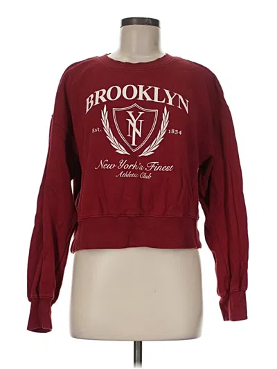 Pre-owned Old Navy Sweatshirt In Burgundy
