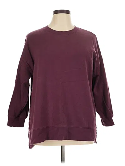 Pre-owned Old Navy Sweatshirt In Burgundy
