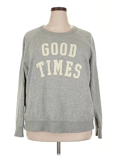 Pre-owned Old Navy Sweatshirt In Gray