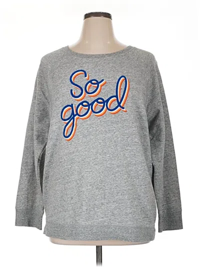 Pre-owned Old Navy Sweatshirt In Gray