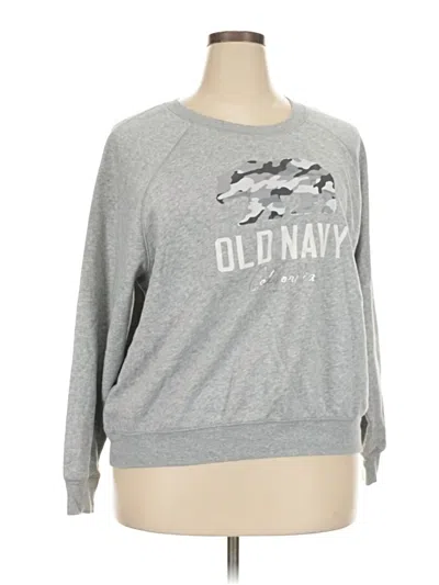 Pre-owned Old Navy Sweatshirt In Gray