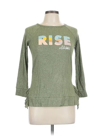 Pre-owned Old Navy Sweatshirt In Green