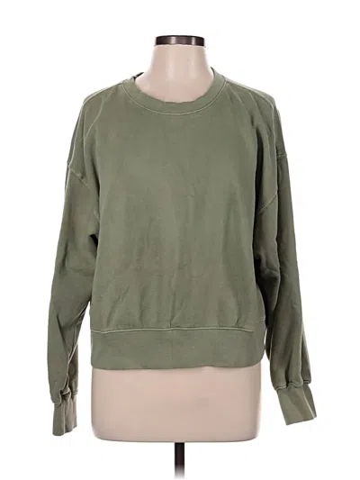 Pre-owned Old Navy Sweatshirt In Green