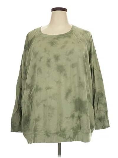 Pre-owned Old Navy Sweatshirt In Green
