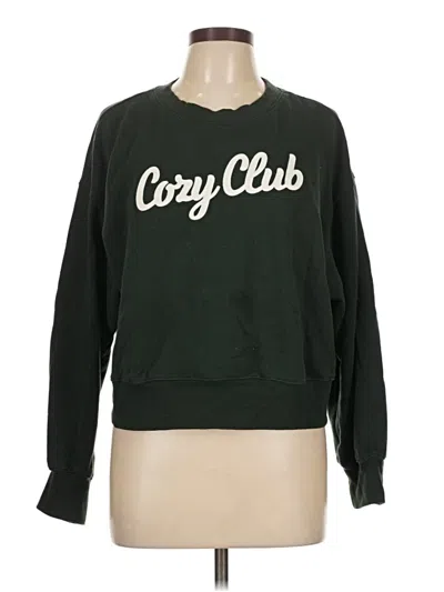 Pre-owned Old Navy Sweatshirt In Green