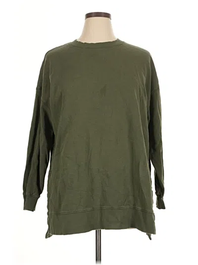 Pre-owned Old Navy Sweatshirt In Green