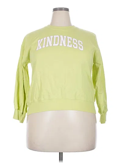 Pre-owned Old Navy Sweatshirt In Green