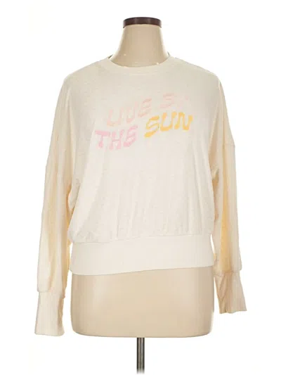 Pre-owned Old Navy Sweatshirt In Ivory