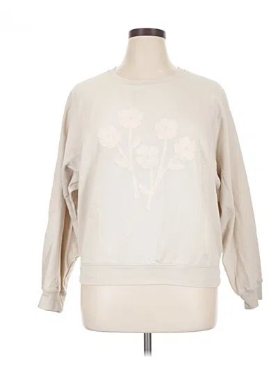 Pre-owned Old Navy Sweatshirt In Ivory