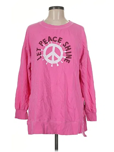 Pre-owned Old Navy Sweatshirt In Pink